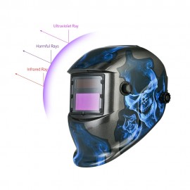 Industrial Welding Helmet Solar Power Auto Darkening Welding Helmet TIG MIG with Adjustable Head Band