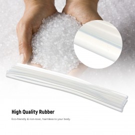 10Pcs High Temperature Resistant Hot Melt Adhesive Bar Environmental Protection Glue Stick Manual Rubber Bar Clear Yellow 7*300mm