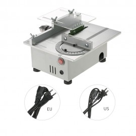 100W Mini Table Saw Aluminum Miniature DIY Multi-function Woodworking Bench Saw 7000RPM PCB Cutter Carpentry Chainsaw Cutting Machine Precision Model Saws DC 12-24V