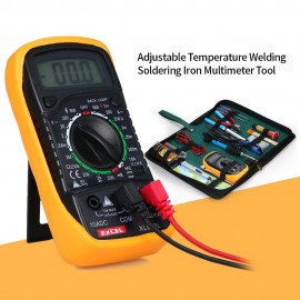 60W Electric Soldering Iron Kit Adjustable Temperature Welding Digital Multimeter Handmade Tool Set Soldering Kit