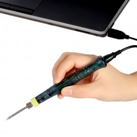 Portable USB Electric Iron with LED Indicator Mini Soldering Gun Welding High