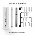 Electric Power Screwdriver Portable Cordless Magnetic Screw Driver Precision Hand Screwdriver Bit Set For Laptop PC Cellphone Small Devices Repair Tools Set