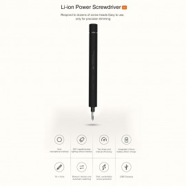 Electric Power Screwdriver Portable Rechargeable Lithium Precision Screw Driver USB Charging For Laptop PC Cellphone Small Devices Repair Tools