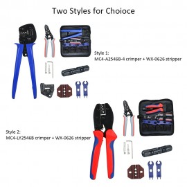 MC4-LY2546B Crimping Tool Kit Crimper + Cutter + Stripper Plier Set for Terminal Crimping Pliers Electrician Tools Set