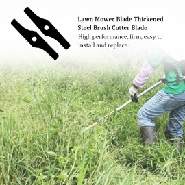 Lawn Mower Blade Thickened Steel Brush Cutter Blade Grass Cutter Parts Weeding Blade