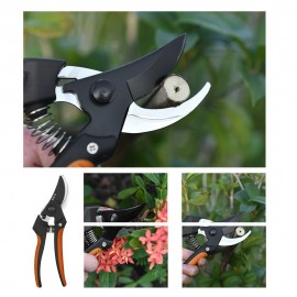 Bypass Pruner Hand Pruning Shears Branch Trimmer Tree Limb Cutter Scecateur Gardening Tool with 1 Inch Cutting Capacity for Patio Lawn Garden Plants Bonsai Roses Herbs