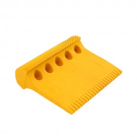Rubber Wood Grain Pattern Tool Five Holes Yellow DIY Wall Painting Hand Tool