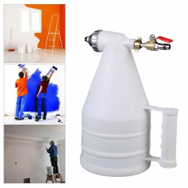 3000ML Hopper Spray Gun Paint Texture Tool Drywall Wall Painting Sprayer With 6mm Nozzle White